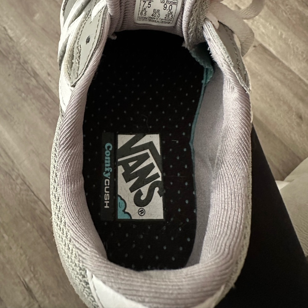 VANS Lowland CC Shoes Sport Drizzle White Gray - Picture 7 of 10